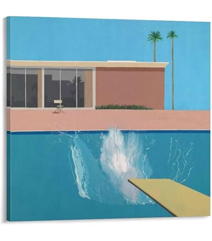 Amazon.co.jp: David Hockneyデビッドホックニーポップアート絵画